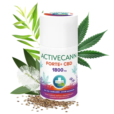 ANNABIS ACTIVECANN FORTE+ HANF MASSAGEGEL MIT 1 800 mg CBD