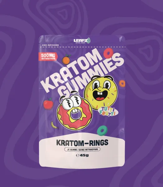 Leafz Kratom Gummies – 500mg Mitragynin Aromagummies